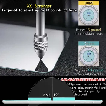 Tableta Temperat Pahar Ecran Protector de Acoperire pentru Prestigio Muze 3718 3G Anti-Amprente, Anti-Ecran Rupere Temperat Film