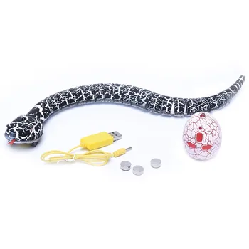 Amuzant Simulare Șarpe Infraroșu Control de la Distanță RC Înfricoșător Reptilă Șarpe Jucării robot anti-stres creeper Cadou Pentru Copil Adult