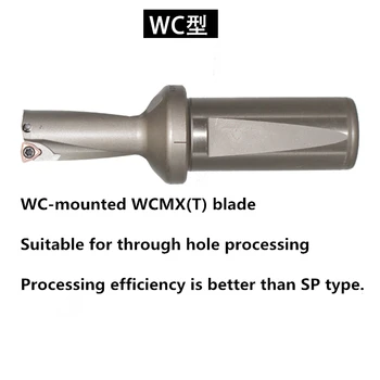 WC SP C32 2D 26 27 28 29 30.5 mm Introduce U de Foraj de mică adâncime Gaură cnc instrument de indexare a introduce exerciții pic instrumente
