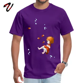Ponyo Amuzant Unic Topuri Tricou Guler Rotund Vara/Toamna Gamer Kill Bill Maneca T Shirt pentru Barbati Top Casual T-shirt
