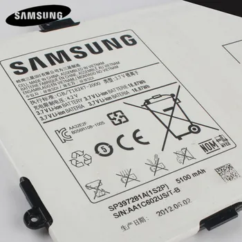 Original Inlocuire Baterie Samsung Pentru Galaxy Tab 7.7 P6800 i815 P6810 Reale Bateriei Tabletei SP397281A 5100mAh