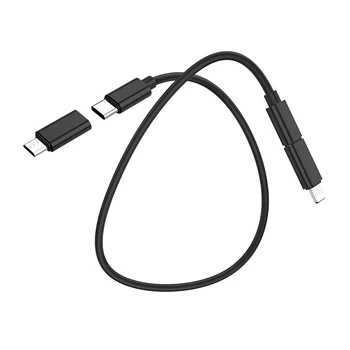HOCO 6-în-1 Cablu Micro USB pentru iPhone 12 11 Pro Max Xs Max Xr 8 7 Tip-C pentru Fulger Rapid de Încărcare de Tip C Tip C Cablu usb