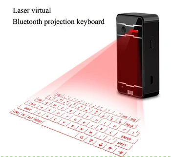 Bluetooth Wireless Virtual Proiecție tastatura Portabil pentru Iphone, Android Telefon Inteligent, Ipad Tablet PC Notebook