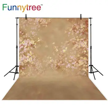 Funnytree fundal pentru studio foto pictura floare bokeh copil primăvară fotografie fundal photocall photobooth material nou