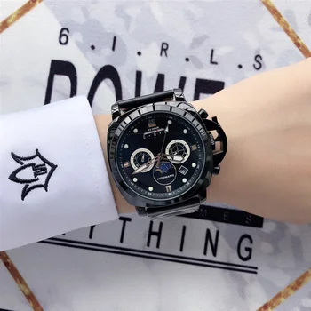 Brand de lux Luminos Marina Bărbați Cuarț ceas de mână de Moda din Oțel Inoxidabil Curea Bărbați Ceasuri Relogio Masculino 2020