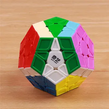 QIYI megaminxeds cuburi magice stickerless viteza profesionale 12 părți puzzle cubo jucarii educative pentru copii