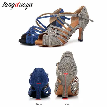 Fierbinte de vânzare Femeile Profesional Pantofi de Dans sală de bal dans pantofi femei salsa dans latino pantofi cu tocuri înalte 5/6/8cm
