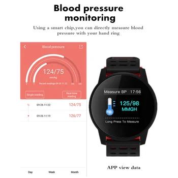 De vânzare la cald Ceasuri Inteligente Bărbați Femei Inimii metri Tensiunii arteriale Fitness Tracker GPS Smartwatch Ceasuri Sport pentru Android Ios