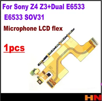 1buc Nou pentru Sony Xperia Z4 Z3+Dual E6533 E6533 SOV31 Placa de baza tv LCD Microfon Cablu Flex Piese