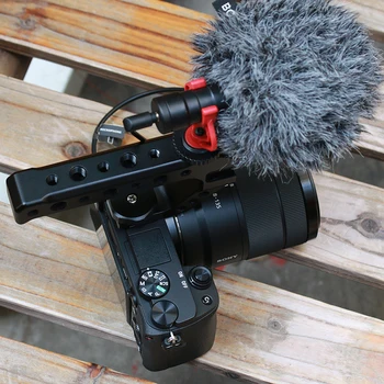 UURig R005 Rece Pantof Camera DSLR de Top Mâner Adaptor de Montare Metal Universal de Prindere de Mână pentru Sony Nikon Canon cu 1/4 3/8 Șurub