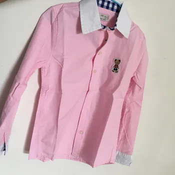 Promovarea Copii Baieti Camasi Cu Maneca Lunga Bumbac Copii Roz Tricouri Pentru Baieti 6 8 10 Ani Purta