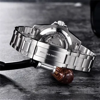 2020 PAGANI DESIGN Mecanice Ceas de Lux Marca Bărbați Ceasuri Automate Negru din Otel Inoxidabil rezistent la apa 100M de Afaceri Ceas