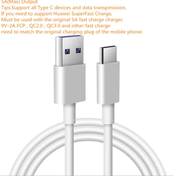 USB de Tip C Cablu Pentru Alldocube Cub X1 T801, KNote, Putere M3, Libere X9, i7 i9 CUBOT Cheetah 2 Sincronizare de Date de Încărcare Încărcător de Sârmă