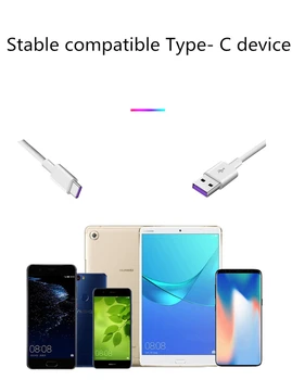 USB de Tip C Cablu Pentru Huawei P30 Lite P30 Pro P30Lite P30Pro P 30 Plus Sincronizare de Date Timp de Încărcare Sârmă de Telefon Incarcator Cablu de 1M 2M