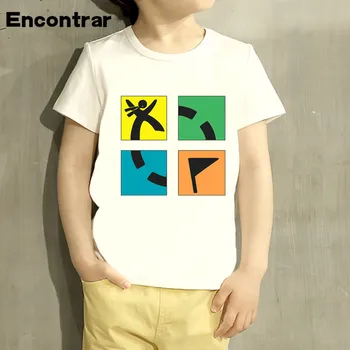 Copii Geocaching Design Baieti/Fete Tricou Copii Maneca Scurta Bluze Copii Drăguț T-Shirt,HKP4396