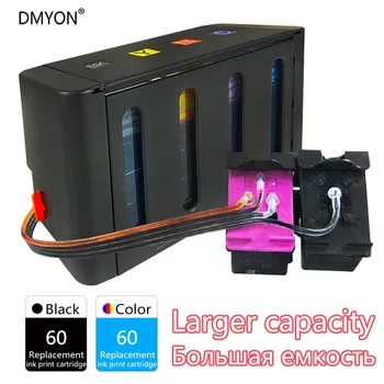 DMYON 60 CISS Cerneala Vrac Înlocuitor pentru Hp 60 de F2480 F2420 F4480 F4580 F4280 F4210 D2660 D2530 D2560 C4640 C4680 Printer