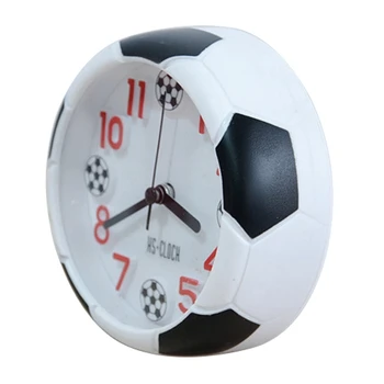 Cuarț ceasuri Creative Ceas 3d de Fotbal real, ceas deșteptător pentru copii copil dormitor decor acasă cadou