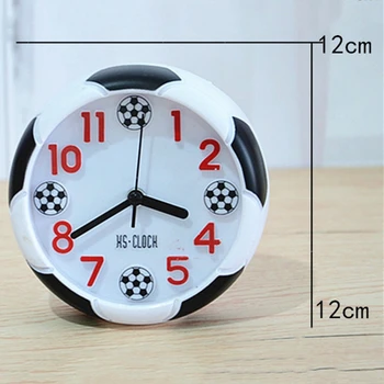 Cuarț ceasuri Creative Ceas 3d de Fotbal real, ceas deșteptător pentru copii copil dormitor decor acasă cadou