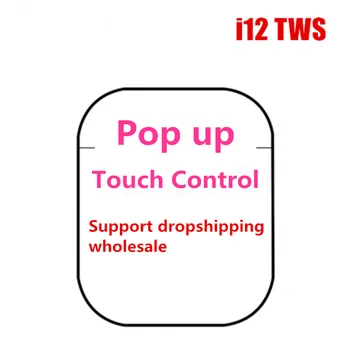 Magia muzicii i12 Tws Wireless Bluetooth 5.0 Mini Pavilioane Touch Control Căști Căști Pentru Iphone Android