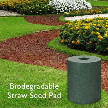 Behogar 10FT Biodegradabile Semințe de Iarbă Pad Mat Pătură Gradina Curte de Plante în Creștere Soluție pentru Peluze Umbra Soare 3x0.2m
