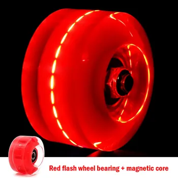 32mm*58mm Durabil Colorat Intermitent Roller Copil Cadou de Siguranță Vârtej Scripete Toc de Lumină LED Alunecare Flash Skate Role Roti#T3
