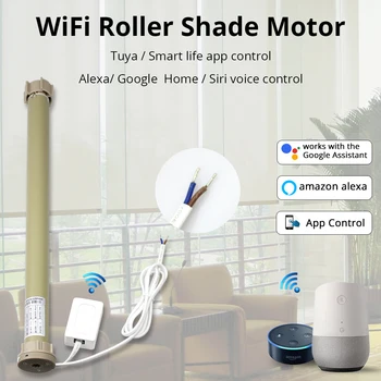 Smart Home Motorizata cu Role Umbra Motor WiFi Alexa Google Casa TUYA Control Tubulare de Declansare Motor pentru 38mm Tub