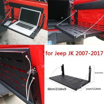 Pentru Jeep Wrangler JK JKU PERIOADA 2007-2017 JL 2018 2019 2020 2021 Hayon Masă din Spate Pliabil Spate Raft de Depozitare Suport Accesorii Auto