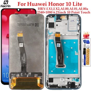 Display Pentru Huawei Honor 10 Lite Display LCD Touch Screen Digitizer Înlocuirea Ansamblului De Onoare 10 Lite HRY-LX1 LX2 Ecran