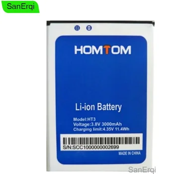 Original Pentru Homtom HT3 Pro Baterie de 3000mAh Baterii de Telefon Mobil de Rezervă de Înlocuire 3.8 V