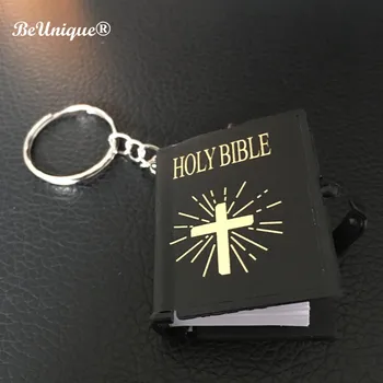 Religioase decor cadou Mini Biblia Breloc cu Pandantiv Creștin Isus Sfânta Scriptură Aur Negru Sfânta Scriptură (Versiunea engleză )