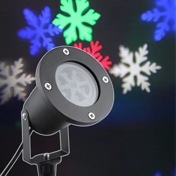 SOLLED în aer liber Fulg de nea Etapa LED Lumina Grădină Mișcare Zăpadă Proiectorul cu Laser pentru Petrecere de Craciun Decor Peisaj Lampa