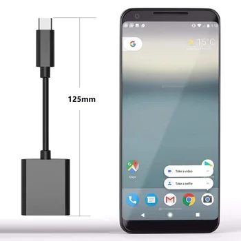 Tip C Aux Audio Cablu Adaptor USB de C-3.5 mm Jack pentru Căști PD Rapid Încărcător Adaptor Pentru Google Pixel 2 Esențiale