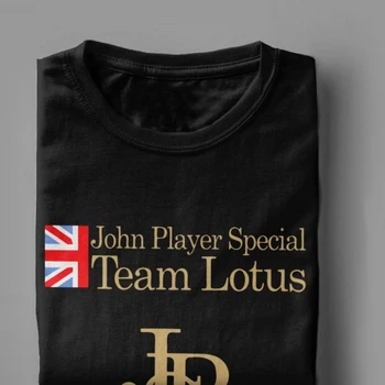 Unic John Player Special Echipa Lotus Topuri Tricouri Barbati Premium Bumbac Tricouri John Player Masina De Echipa Casca Camisas Tricou