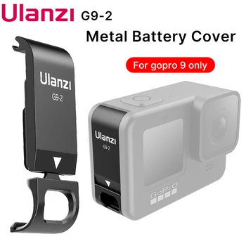 ULANZI MT-09 G9-2 Capac de Protecție pentru Eroul 9 Negru Baterie Capac Caz Type-C, Portul de Încărcare Adaptor de Vlog Accesoriu pentru Gopro9