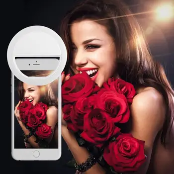 Ring Flash pentru Selfie Clip Aro De Luz Universal Telefon Mobil Led Lămpi cu Inel pentru Iphone Samsung 36 Led-uri Lampka Face Selfie Flash Led