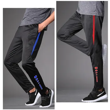 Brand de Fitness Pantaloni pentru bărbați iute Uscat Pantaloni Slim Fit pantaloni de Trening Elastic Joggeri Dungi Culturism Bărbați Pantaloni, Săli de sport S-3XL
