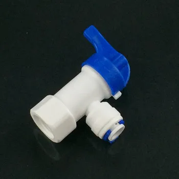 10buc/lot Plastic supapa cu bilă ro supapa de apă Rapid împinge în Connect 6,35 mm-1/4