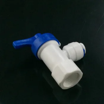 10buc/lot Plastic supapa cu bilă ro supapa de apă Rapid împinge în Connect 6,35 mm-1/4