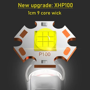 450000LM XHP100 puternic tactice lanterna USB reîncărcabilă 18650 26650 super lanterna puternica xhp90 xhp70 xhp50 felinar