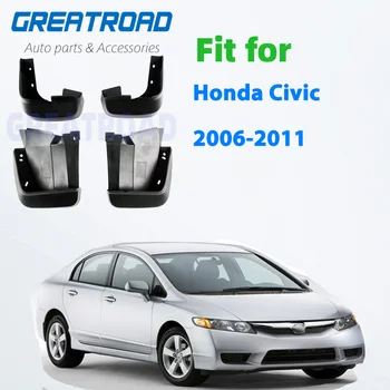 Pentru Honda Civic 2006-2011 Apărătoare De Noroi Apărătoare De Noroi Fata-Spate, Aripă Apărătoare De Noroi Aripa 2007 2008 2009 2010 Set Turnate Noroi