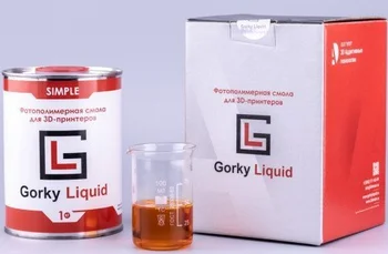 Fotopolimer rășină Gorki lichid simplu pentru imprimantă 3D DLP/LCD anycubic, foton, Mono, congelate
