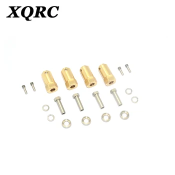 XQRC Pentru trx4 aliaj de aluminiu hexagon adaptor, 23mm grosime, cu 4 șuruburi din oțel inoxidabil, 1 set, hexagon set adaptor