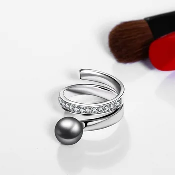 Moda inel cu Gri Perla pentru femei la Modă de bijuterii dropshipping anel anillos aneis bagues femme declarație de bijuterii