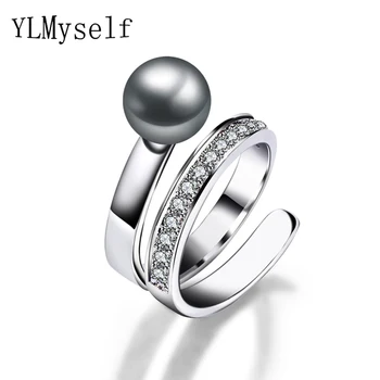 Moda inel cu Gri Perla pentru femei la Modă de bijuterii dropshipping anel anillos aneis bagues femme declarație de bijuterii