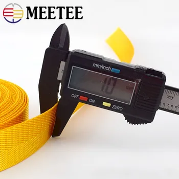 2Meters Meetee 25mm Nailon Chingi Trupa Herringbone Model de Banda Web DIY Rucsac Curea Centura de Legare Cusut Haine Accesorii