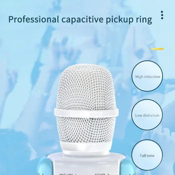 L858 Portabil Bluetooth Karaoke Microfon Wireless Profesional Acasă KTV Microfon Handheld Inteligente de Reducere a Zgomotului