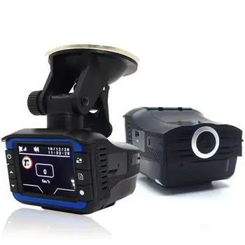 720P HD Dash Cam Car 2 In 1 Anti Radar cu Laser Detector Dvr Bord Cam DVR Recorder Camera 2.0 inch Ecran de 140 de Grade Dashcam