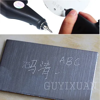 220V Mini Electric Gravură Pen Portabile mașină de marcare pentru Sculptură pe Bijuterii de Jad Lemn Metal din oțel Inoxidabil Litere
