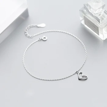 Trustdavis 925 Masiv Sterling Silver Moda Bijuterii pentru Femei de Inima Drăguț 20cm Sori Pentru Soția Fiica ei, Doamna Cadou DS879