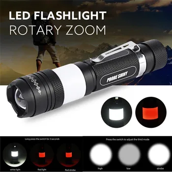 De înaltă Calitate G700 X800 Tactice Zoomable XML T6 LED-uri Militare lanterna Lanterna Lumina Lămpii